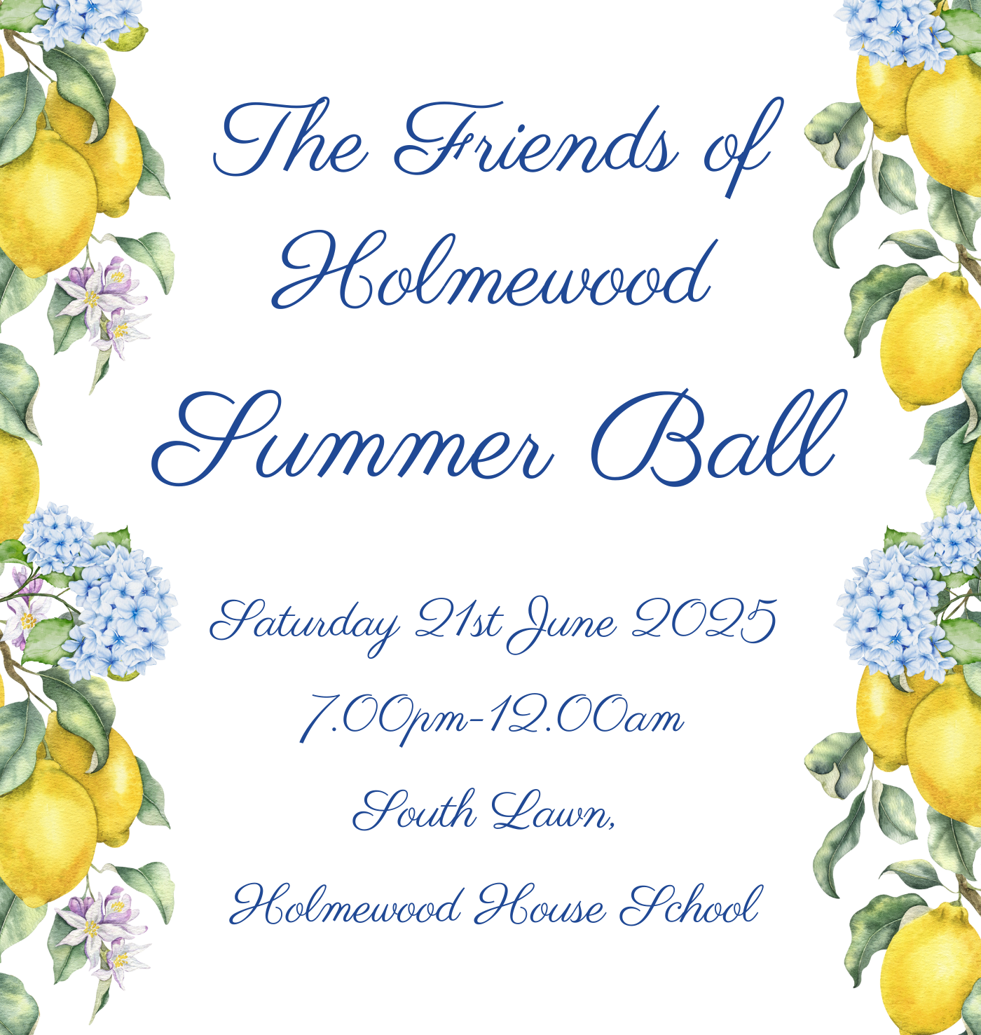 The Friends of Holmewood Summer Ball 2025
